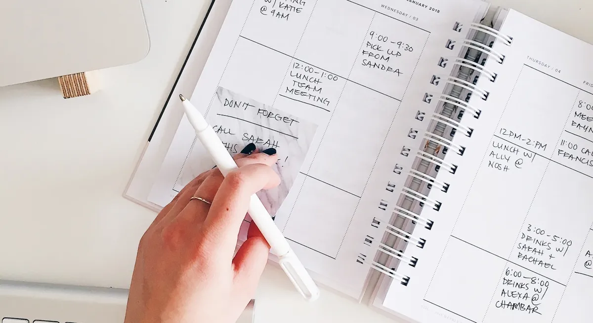 時間管理和行程規劃